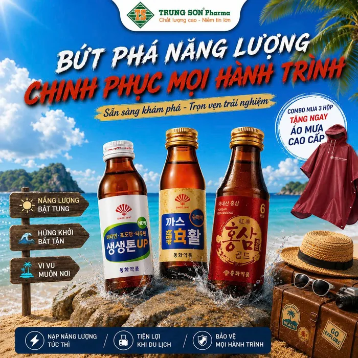 Bứt phá năng lượng, chinh phục mọi hành trình – combo mua 3 hộp tặng áo mưa cao cấp